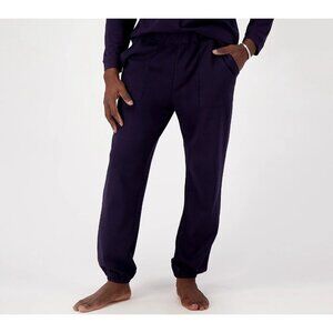 Men with Control Pull-On Jogger Pants with Pockets Navy,Large